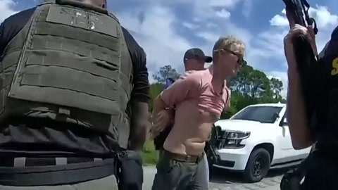 Moment suspected Trump gunman was arrested by police