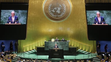 A new session of the UN General Assembly opens on September 10. Reuters