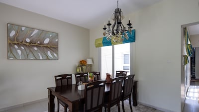 The dining area
