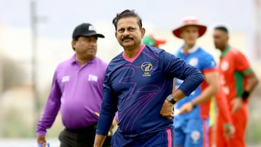 Lalchand Rajput took over as UAE coach just before the troubled series in Dubai at the start of the year that saw them trounced twice by Canada and once by Scotland. Subas Humagain for The National
