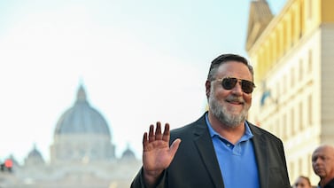 Following the success of his most famous role in Gladiator, Russell Crowe was made an ambassador of Rome in 2022. AFP