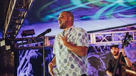 Dorian Paul Rogers says his new new poetry album, The Phenomenology of Gray, is an interplay and collaboration between himself and Gemini, Google's AI chatbot. Photo: Savannah Lauren