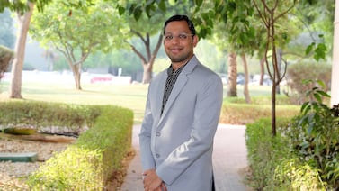 Gaurav Chhaparwal, founder and chief executive of marketing technology company Datahash, has allocated a sizeable amount for angel investments in start-ups. Pawan Singh / The National