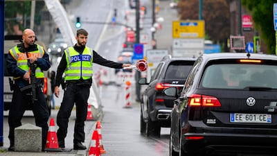 Germany began carrying out checks at all nine land borders on Monday in a symbolic blow to Europe's open-border ideals. AFP