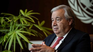 UN Secretary General Antonio Guterres. AFP
