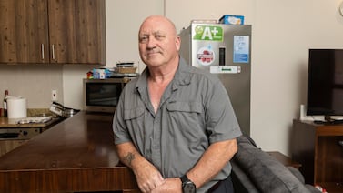 Malcolm Ballantyne pays Dh80,000 in rent for his two-bedroom apartment. Antonie Robertson/The National