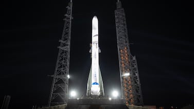 Blue Origin is set to launch its heavy-lift New Glenn rocket on a debut mission on October 13. Photo: Blue Origin