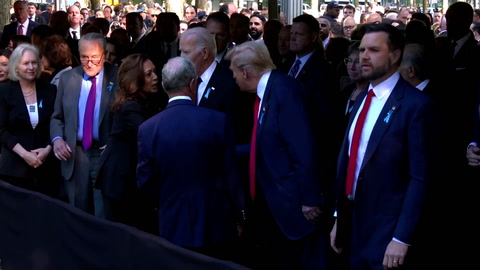 Trump and Harris meet at 9/11 anniversary event a day after presidential debate
