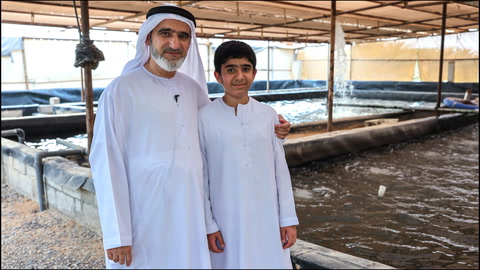Emirati entrepreneur uses fish farm to grow food in the UAE