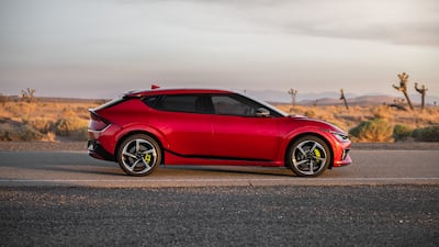 The EV6 GT is long and there is a good deal of space inside the cabin. Photo: Kia