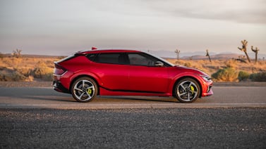 The EV6 GT is long and there is a good deal of space inside the cabin. Photo: Kia